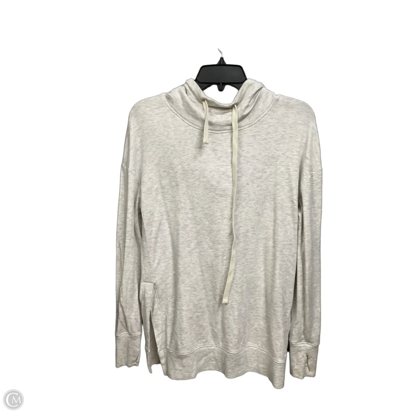 Athletic Sweatshirt Hoodie By Athleta In Grey, Size: S