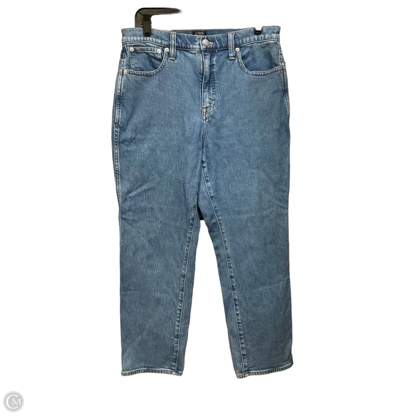 Jeans Straight By J. Crew In Blue Denim, Size: 8