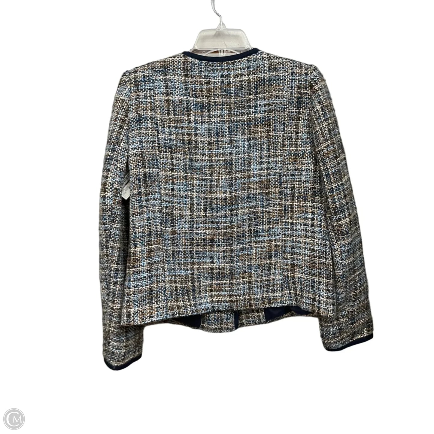Blazer By Ann Taylor In Plaid Pattern, Size: M