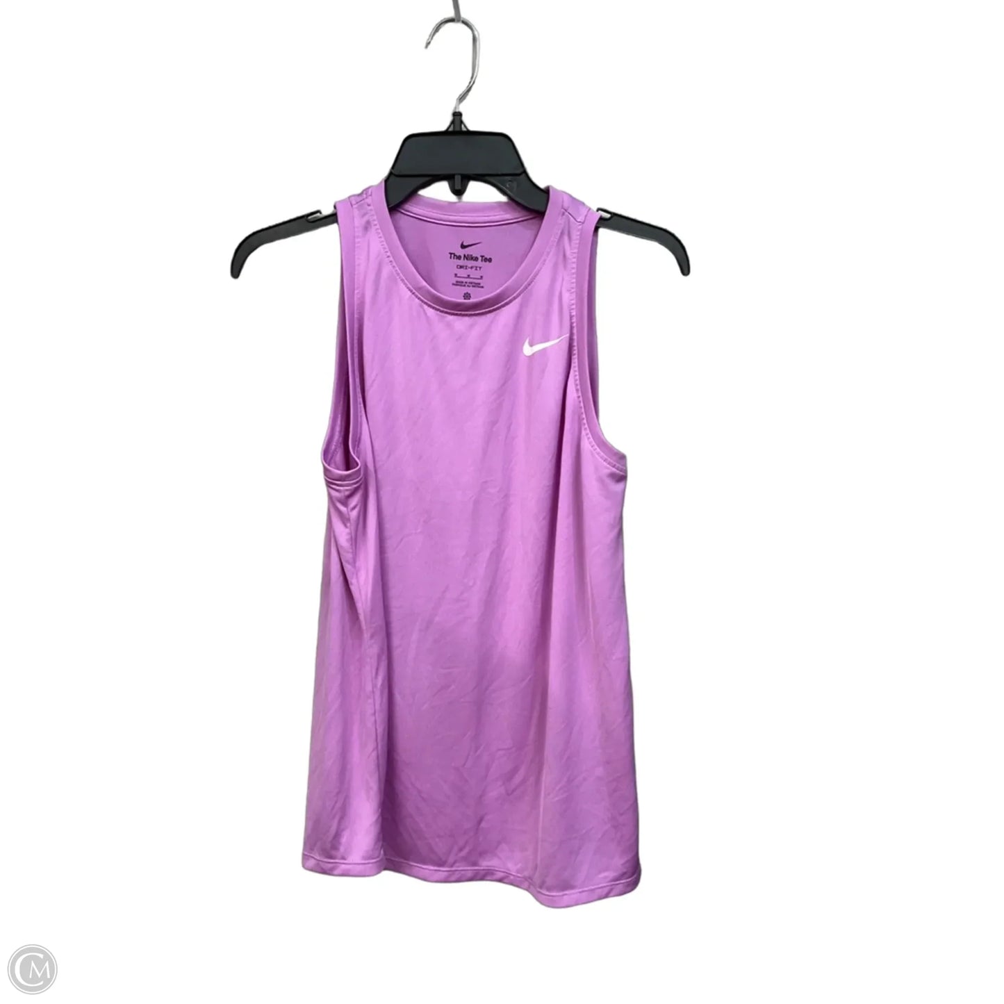 Athletic Top Short Sleeve By Nike Apparel In Purple, Size: M