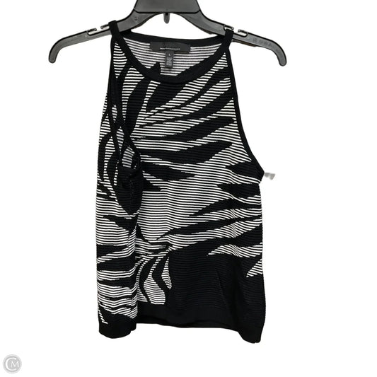 Top Sleeveless By White House Black Market In Black & White, Size: L