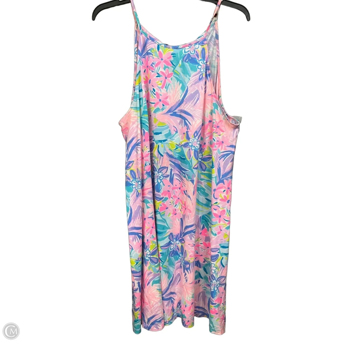 Dress Designer By Lilly Pulitzer In Floral Print, Size: Xl