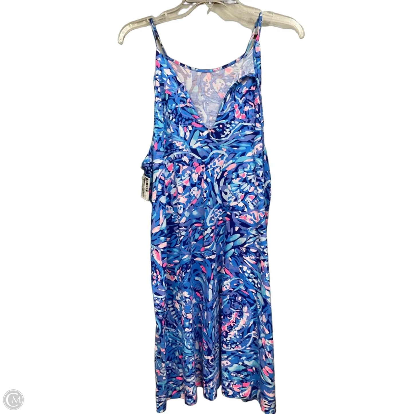 Dress Designer By Lilly Pulitzer In Blue & Pink, Size: Xl