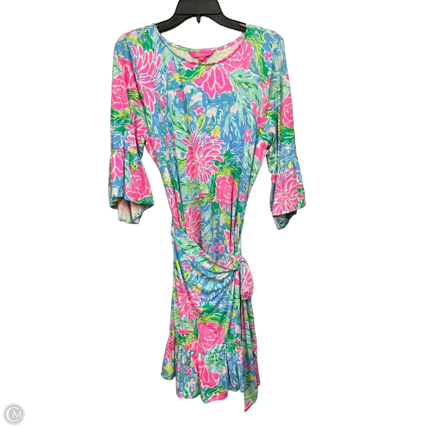Dress Designer By Lilly Pulitzer In Floral Print, Size: Xl