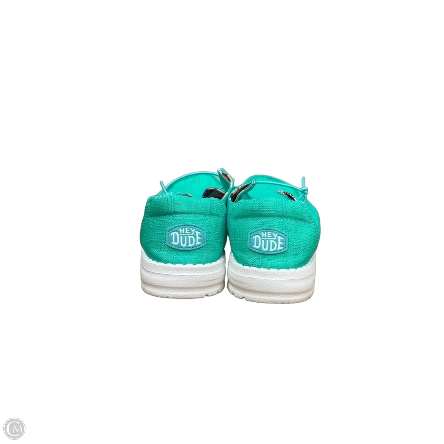 Shoes Flats By Hey Dude In Green, Size: 7