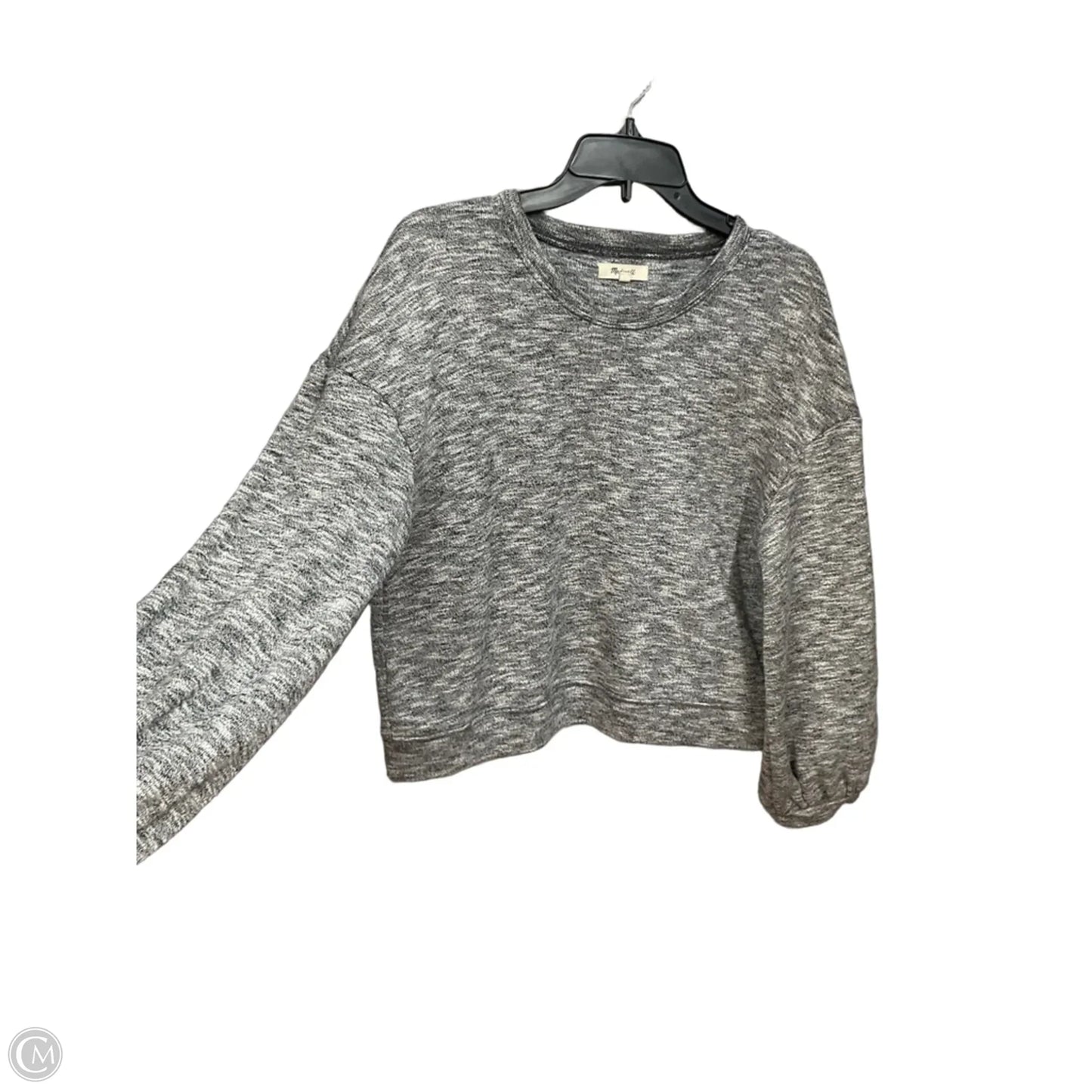 Top Long Sleeve By Madewell In Grey, Size: L