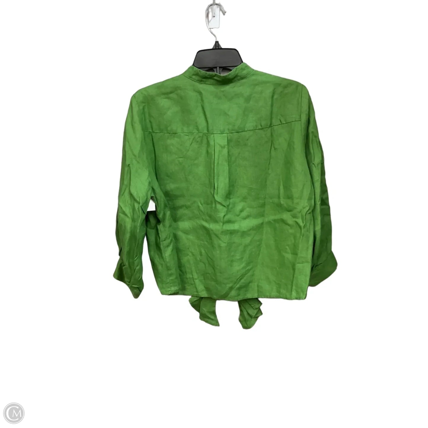 Top 3/4 Sleeve By Karen Kane In Green, Size: L