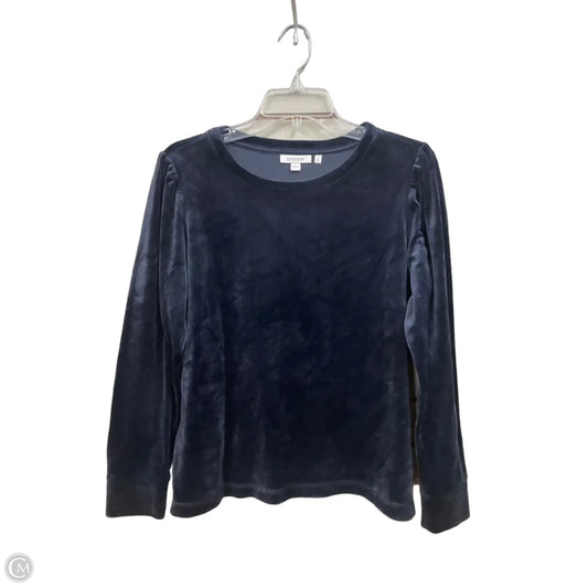 Top Long Sleeve By Chicos In Navy, Size: M