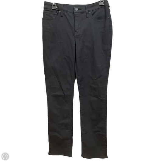 Jeans Straight By Chicos In Black Denim, Size: 2