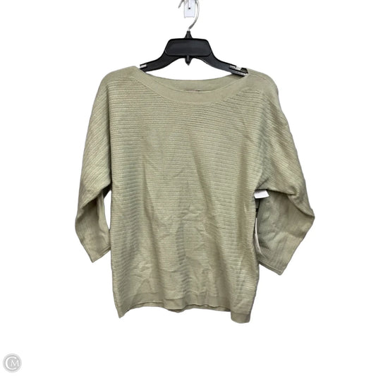 Top 3/4 Sleeve By Chicos In Green, Size: S