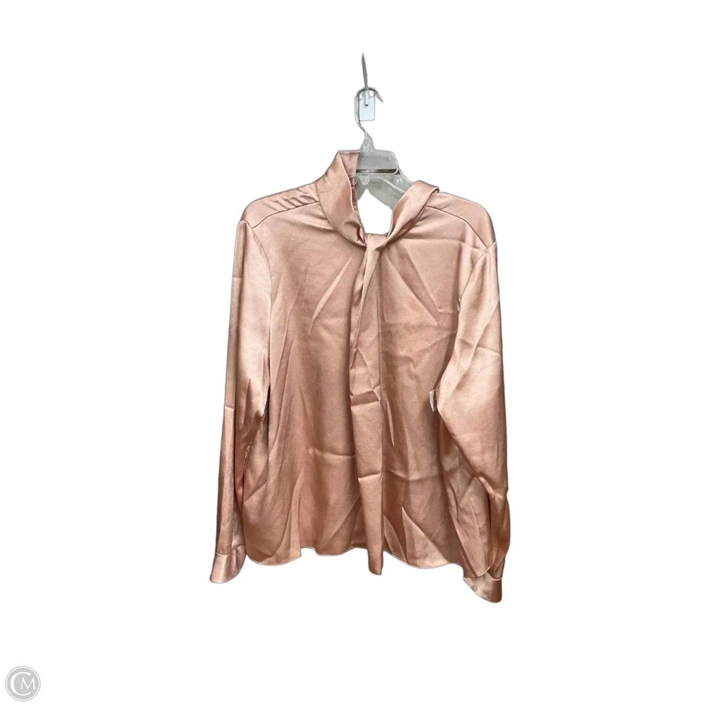 Blouse Long Sleeve By Alex Marie In Pink, Size: Xl