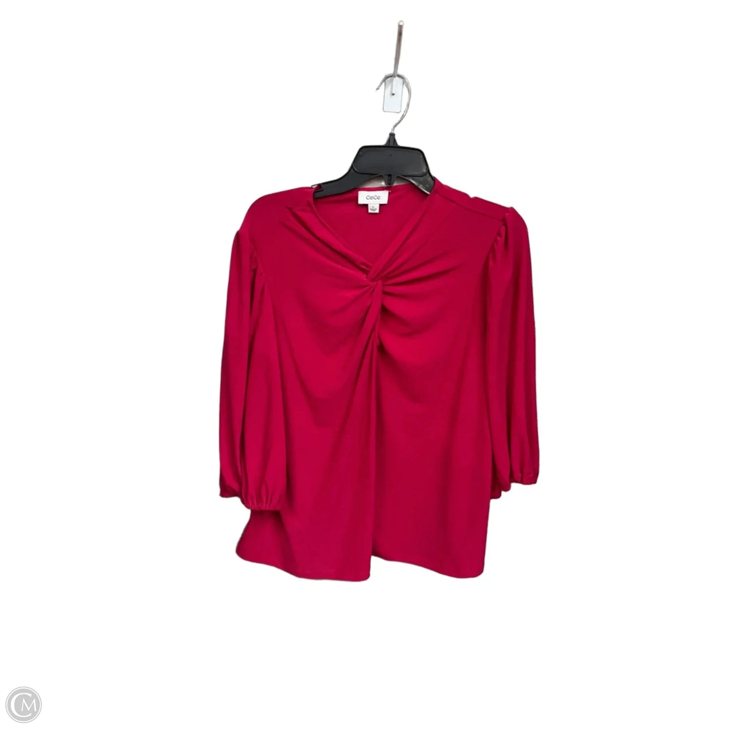 Top 3/4 Sleeve By Cece In Pink, Size: Xl