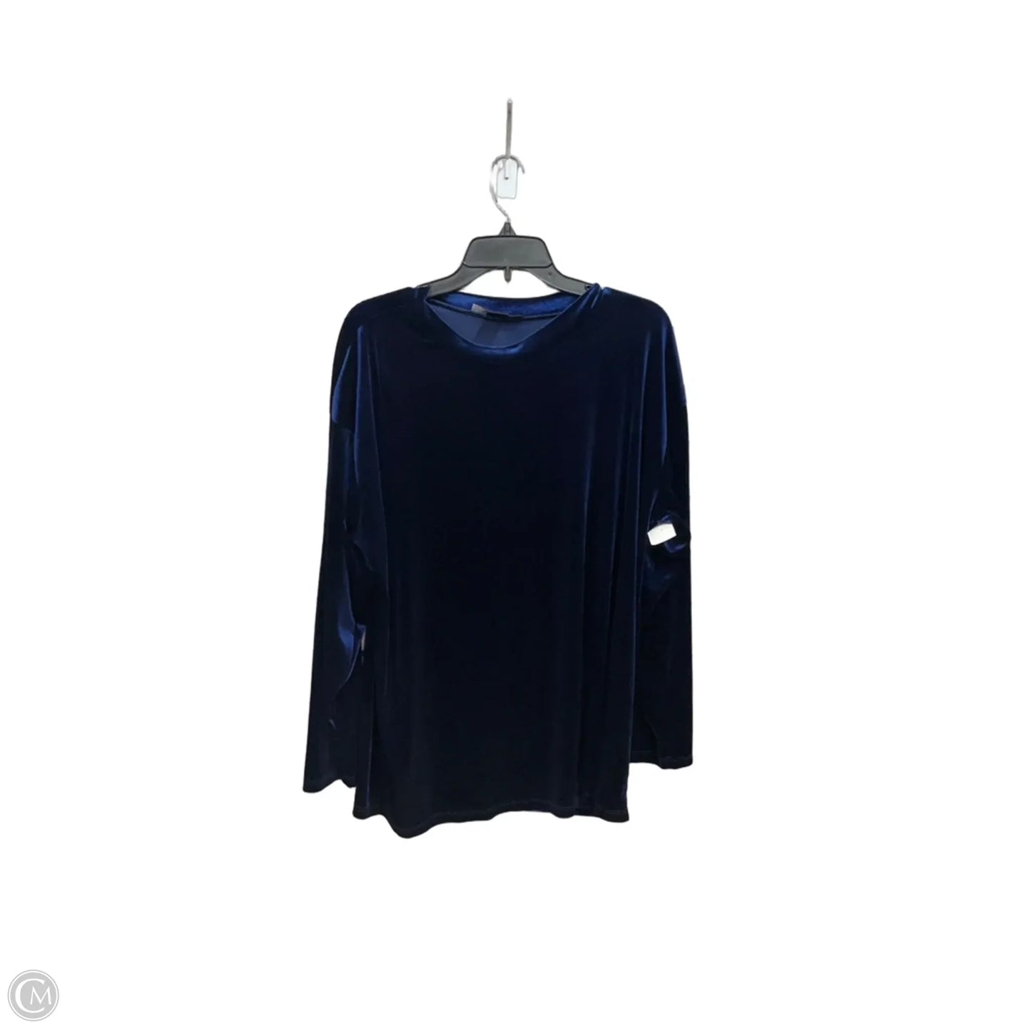 Top Long Sleeve By Ashley Stewart In Navy, Size: 2x