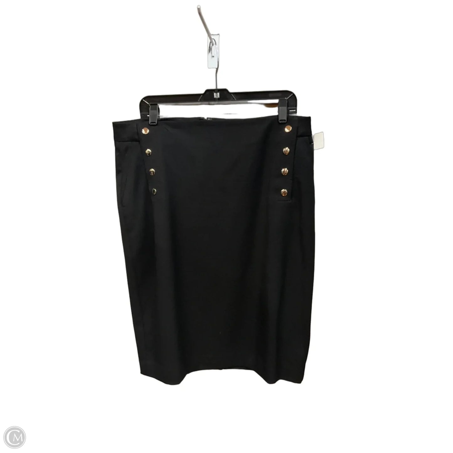 Skirt Midi By Ann Taylor In Black, Size: 14