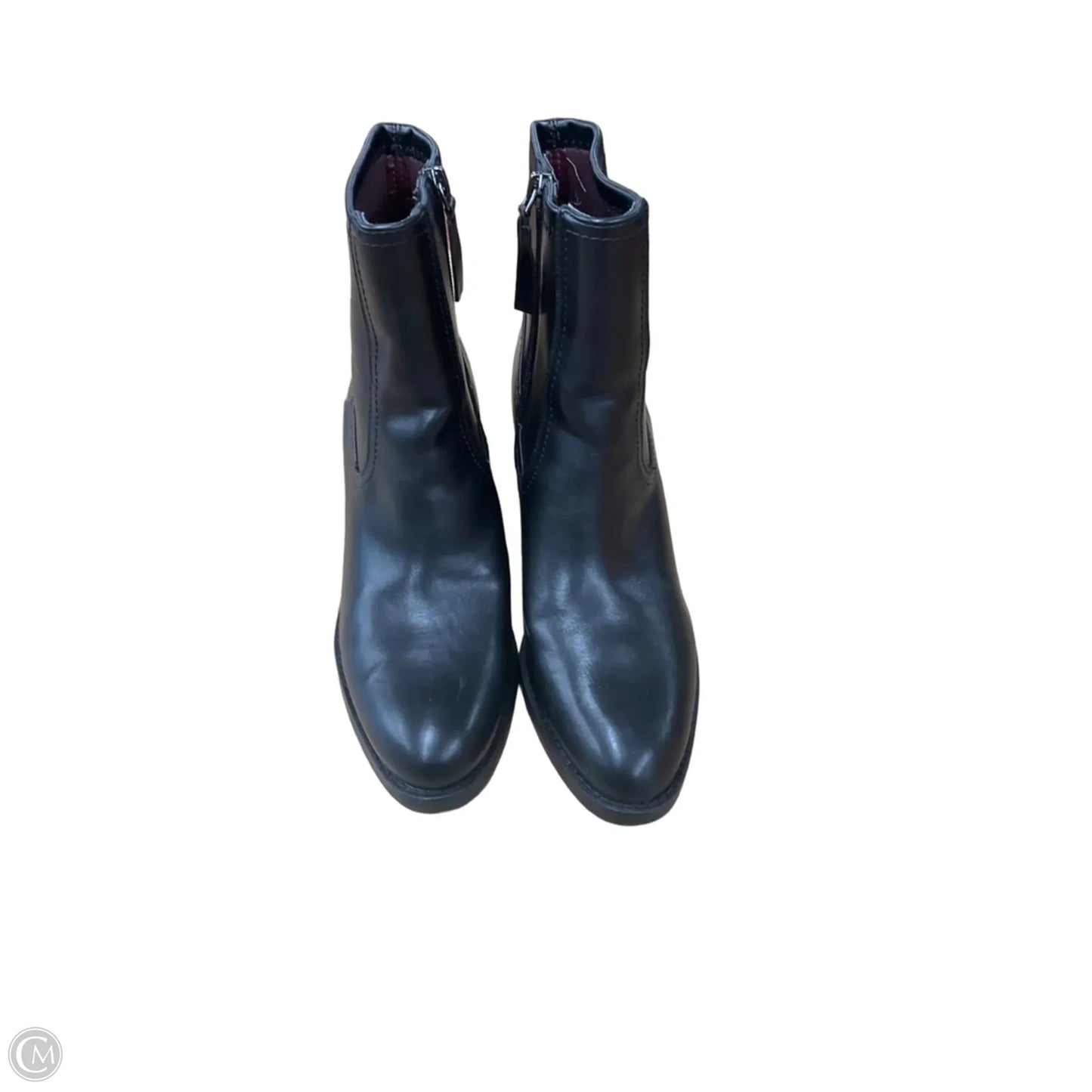 Boots Ankle Heels By Franco Sarto In Black, Size: 8.5