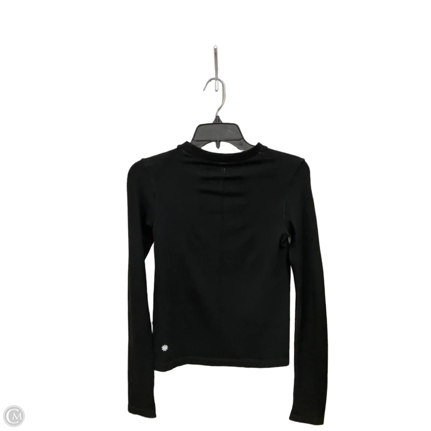 Athletic Top Long Sleeve Crewneck By Athleta In Black, Size: Xs