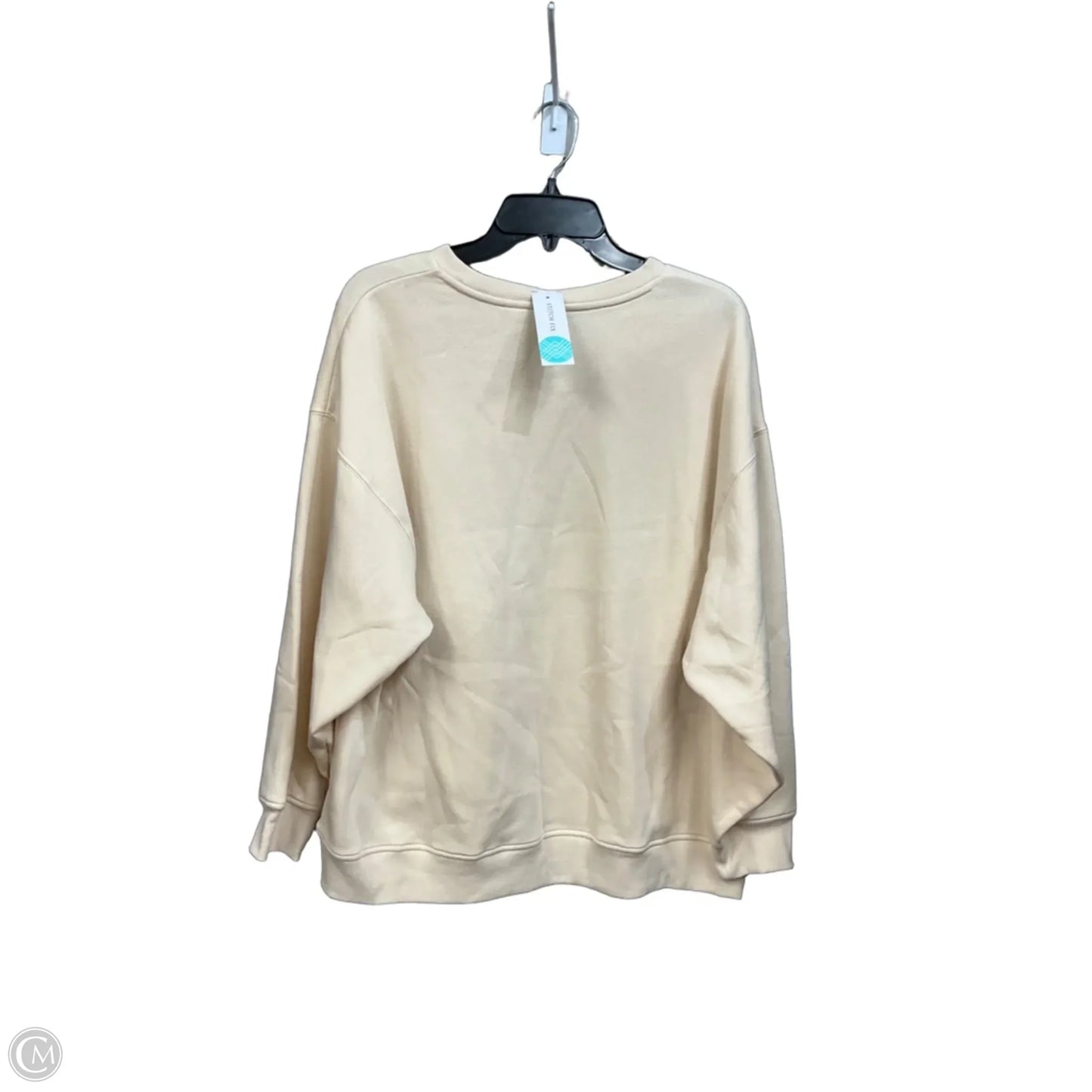 Sweatshirt Crewneck By Roxy In Beige, Size: M
