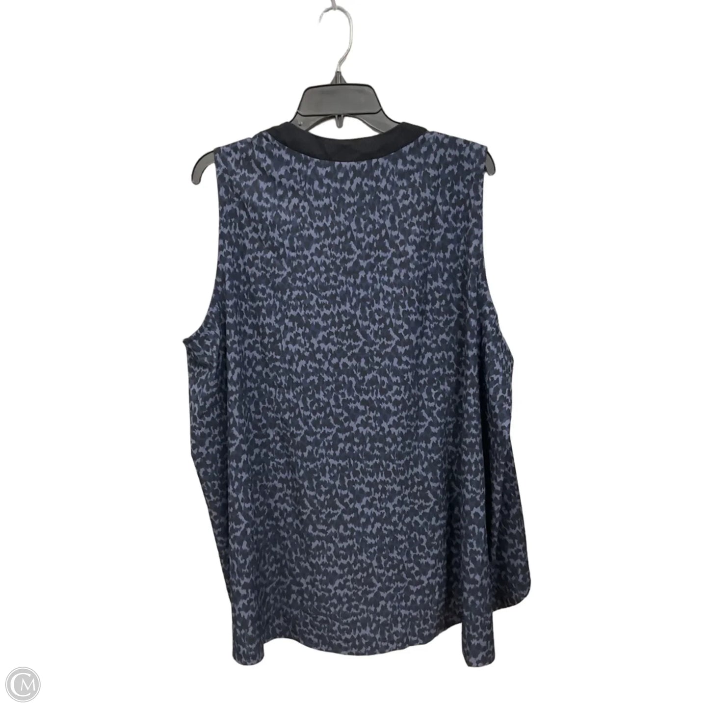 Athletic Tank Top By Athleta In Black & Blue, Size: 3x