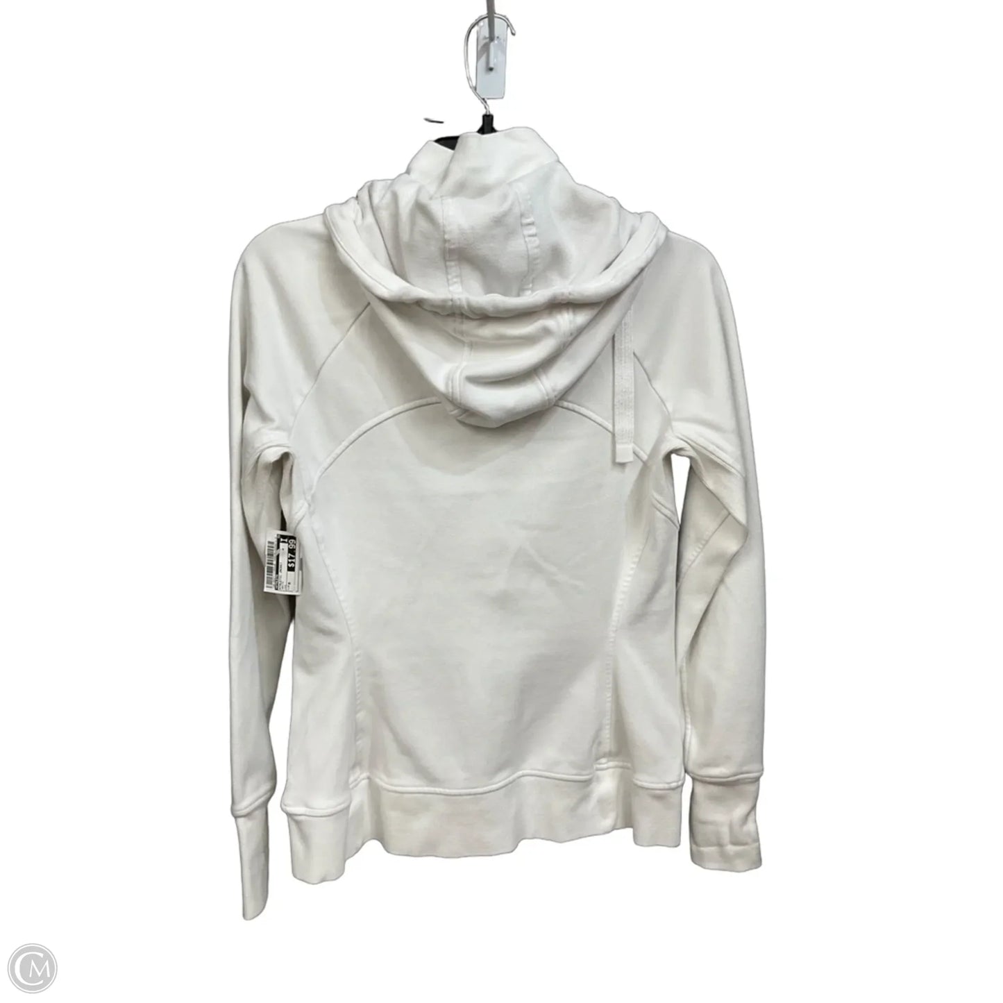 Athletic Jacket By Athleta In White, Size: M