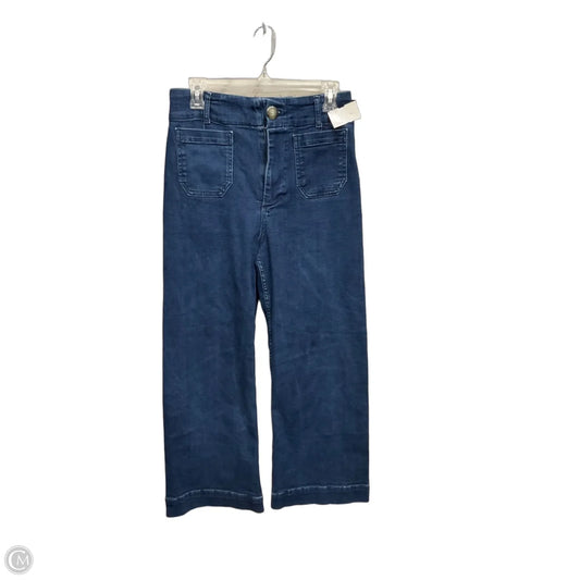 Jeans Wide Leg By Maeve In Blue Denim, Size: 6