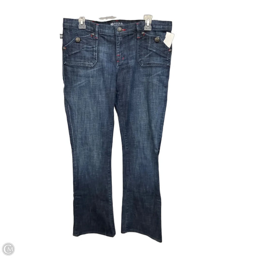 Jeans Flared By Rock And Republic In Blue Denim, Size: 10