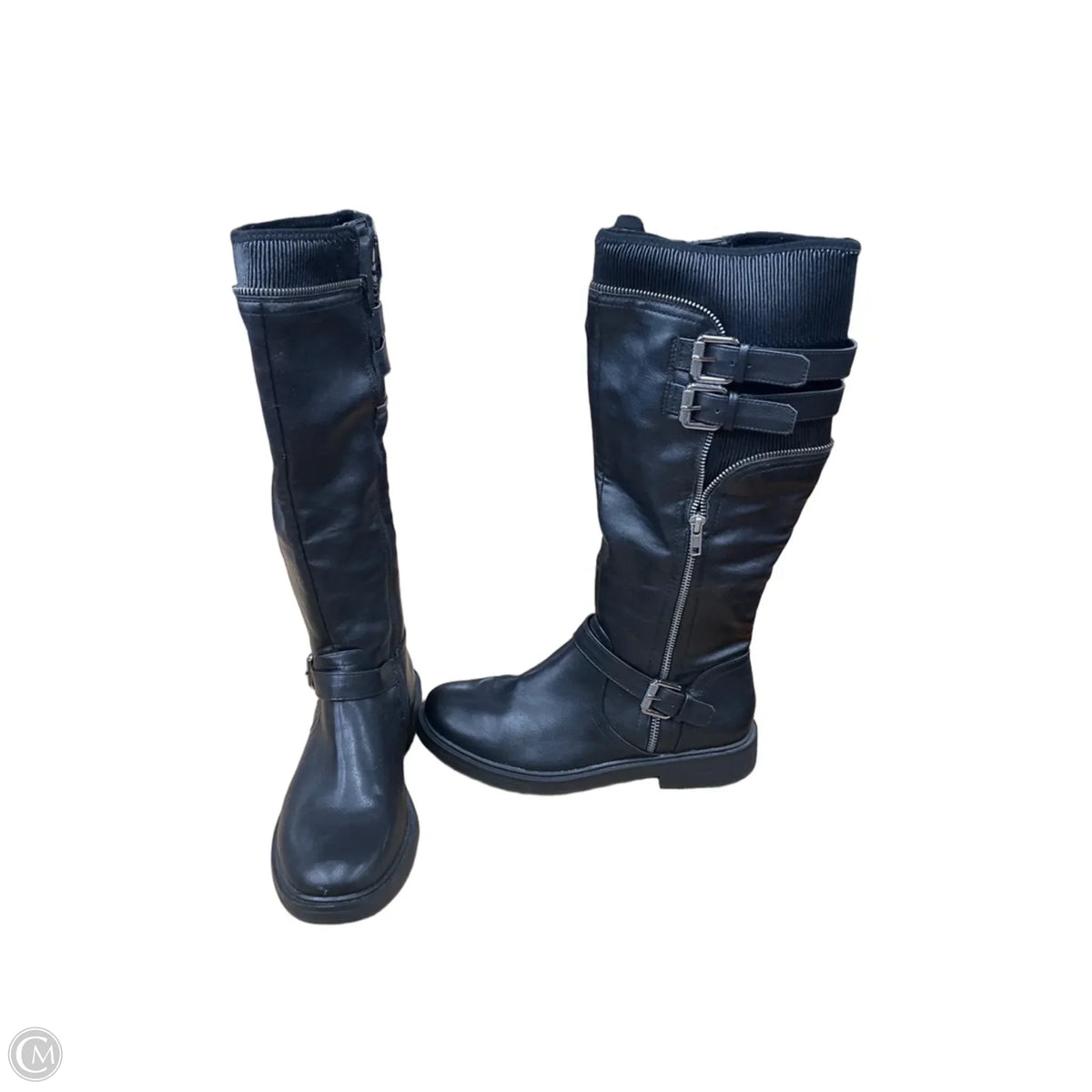 Boots Knee Flats By White Mountain In Black, Size: 8.5