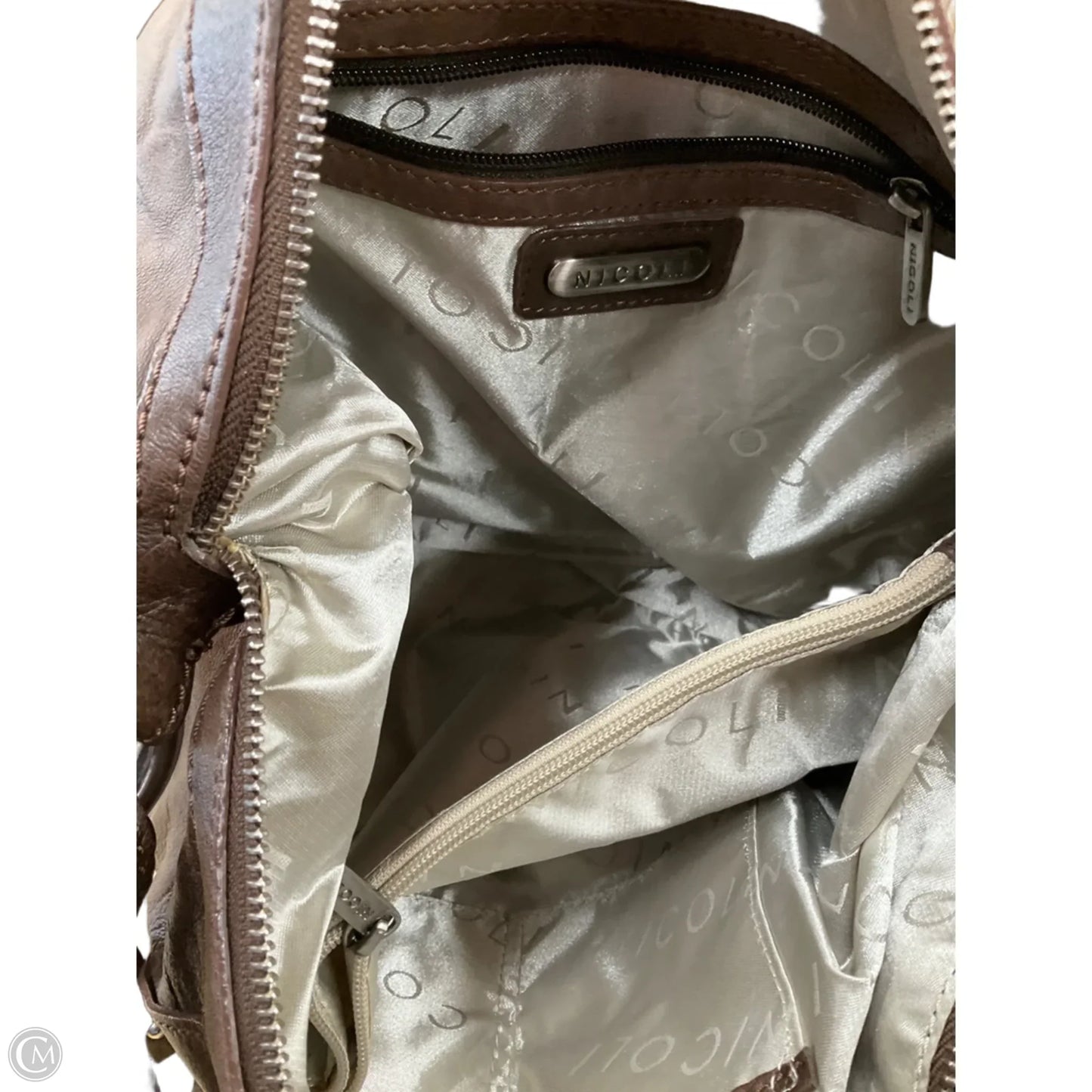 Handbag Leather By Clothes Mentor, Size: Large