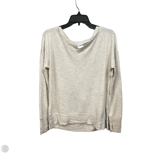 Sweatshirt Collar By Athleta In Beige, Size: Xs