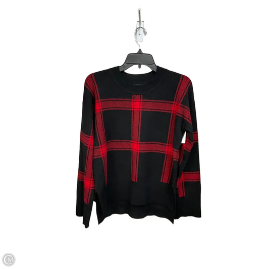 Sweater By Banana Republic In Black & Red, Size: Xs