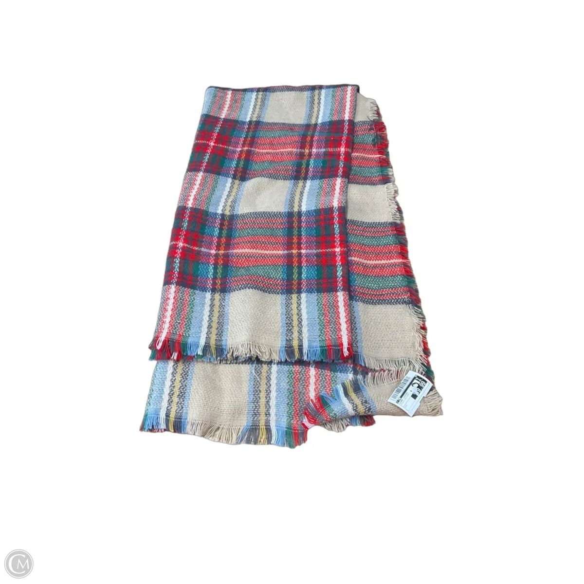 Scarf Winter By Cme In Plaid Pattern