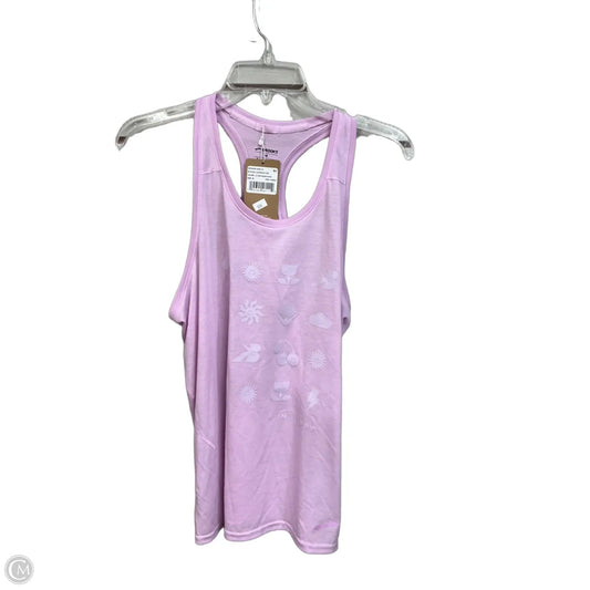 Athletic Tank Top By Brooks In Purple, Size: M