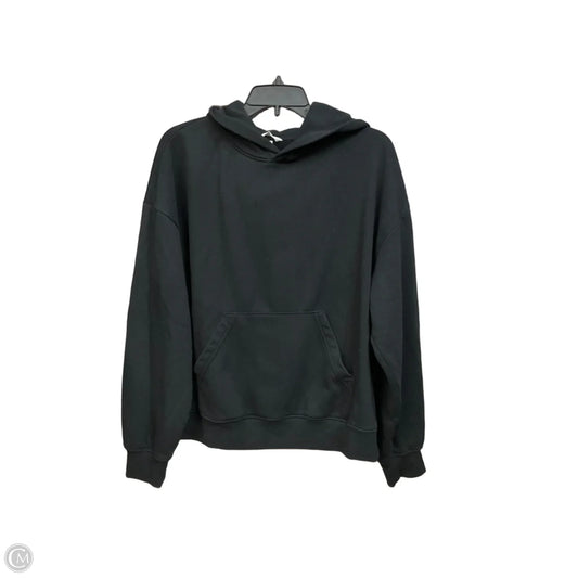 Sweatshirt Hoodie By H&m In Black, Size: M