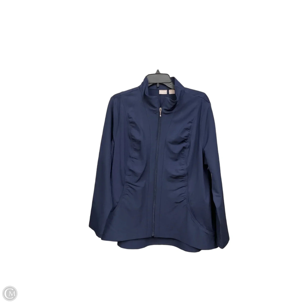 Jacket Other By Chicos In Navy, Size: Xl