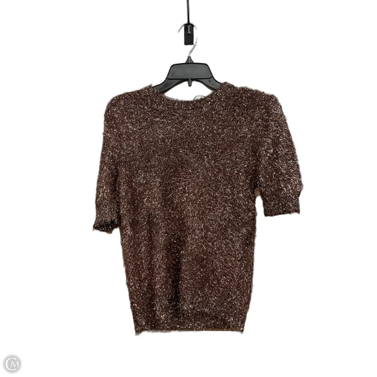 Top Short Sleeve By Rachel Zoe In Brown, Size: M
