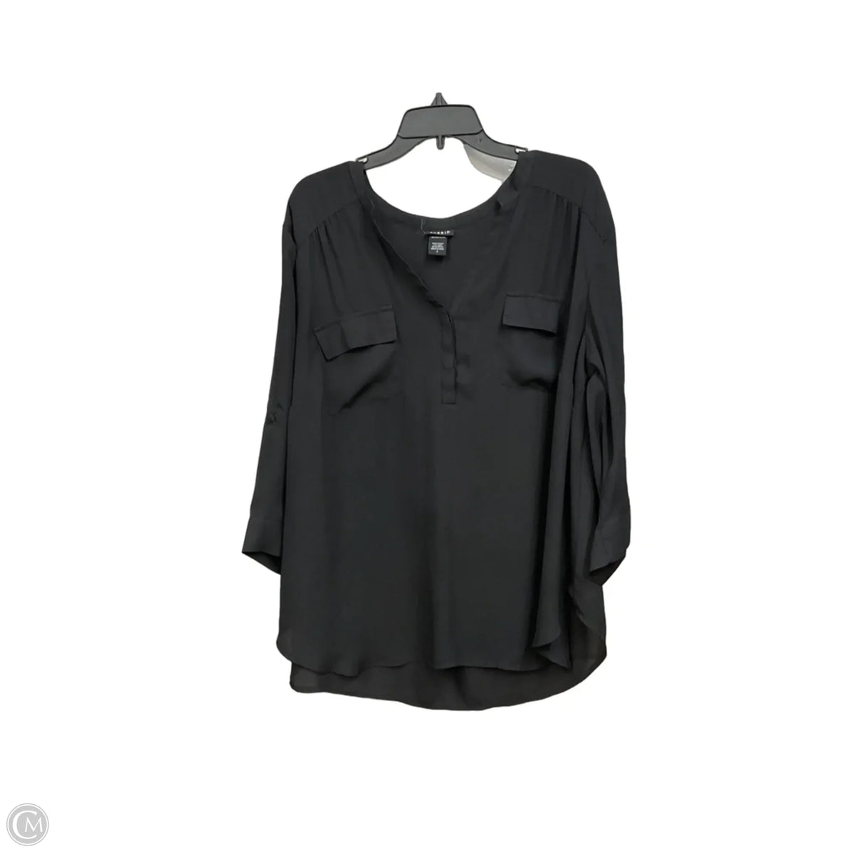 Blouse 3/4 Sleeve By Torrid In Black, Size: 3x