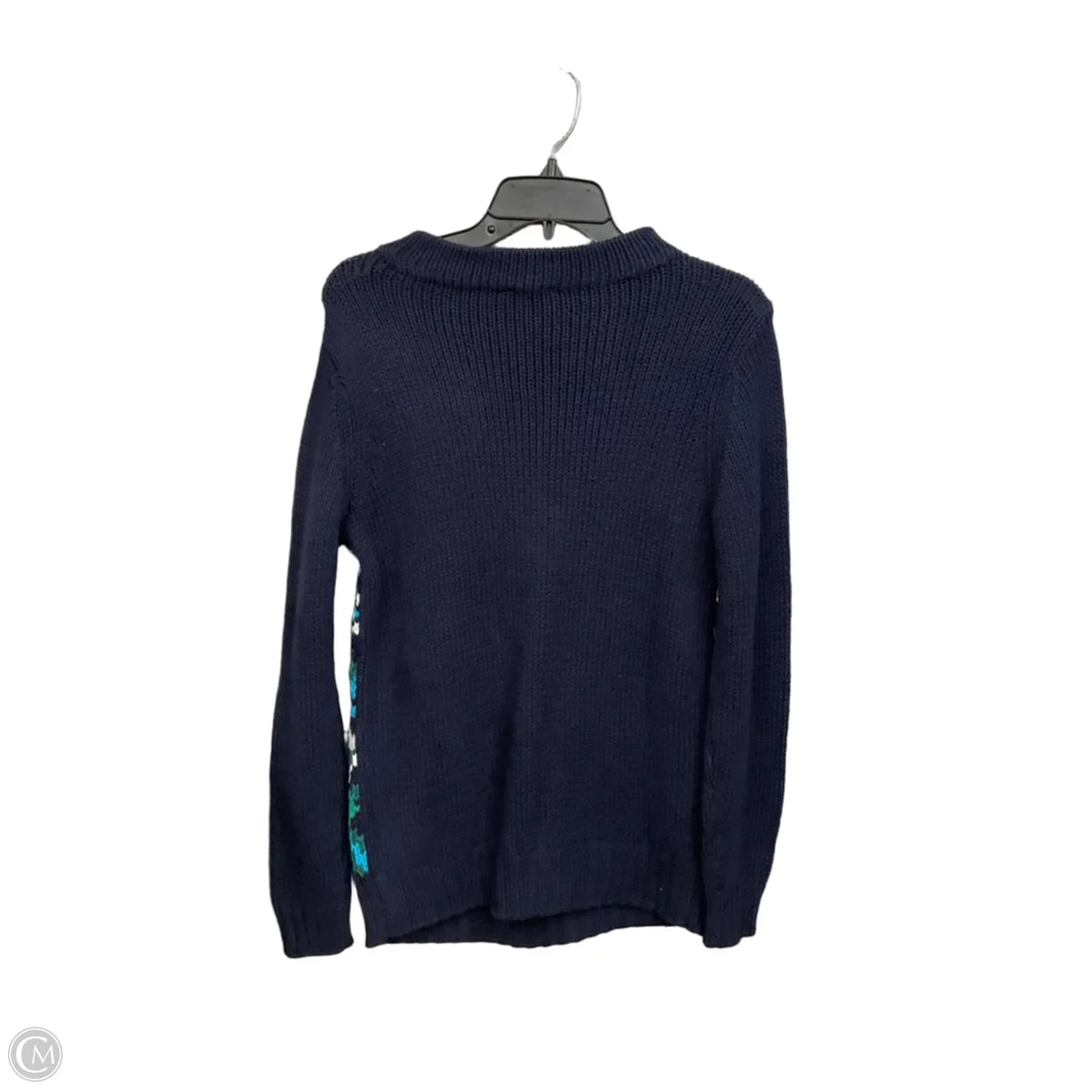 Sweater By Talbots In Blue & Green, Size: S