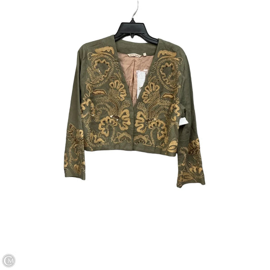 Jacket Other By Soft Surroundings In Green & Tan, Size: M