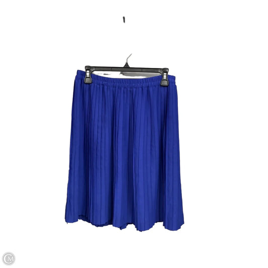 Skirt Midi By Banana Republic In Blue, Size: 2