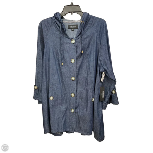 Jacket Other By Jones New York In Blue, Size: 1x
