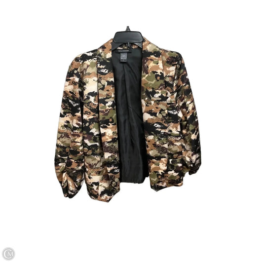 Blazer By Ashley Stewart In Camouflage Print, Size: Xl