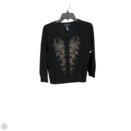 Cardigan By Cable And Gauge In Black, Size: Xl