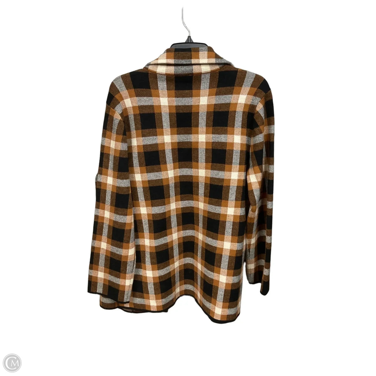 Jacket Other By Anne Klein In Plaid Pattern, Size: L
