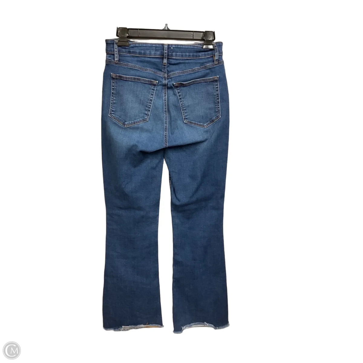 Jeans Flared By Loft In Blue Denim, Size: 4