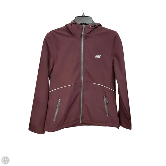 Athletic Jacket By New Balance In Purple, Size: M