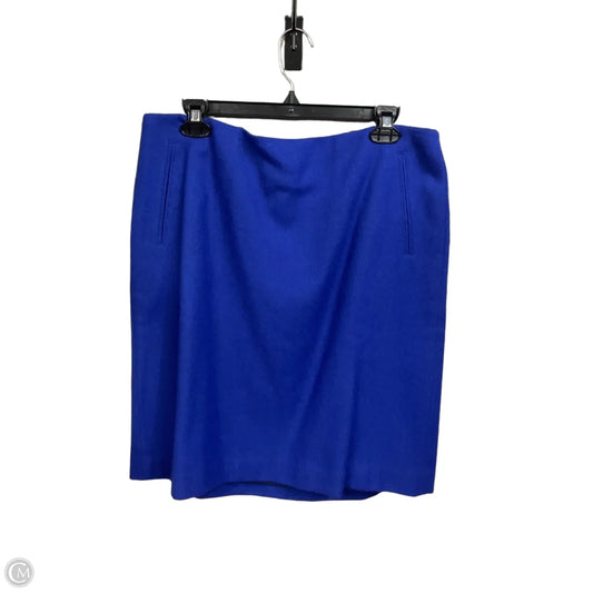 Skirt Midi By Talbots In Blue, Size: 12