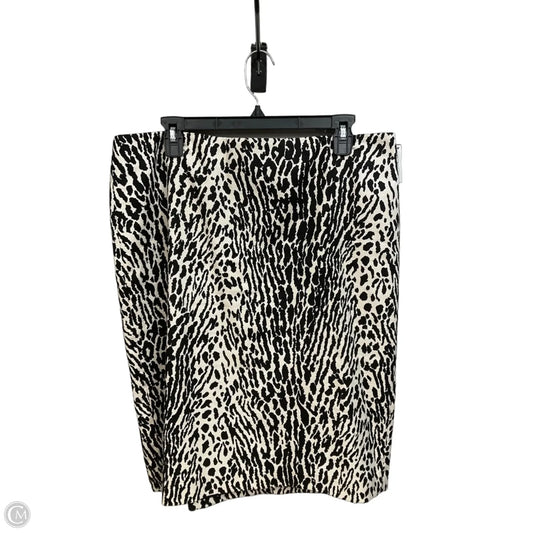 Skirt Midi By Talbots In Animal Print, Size: 14