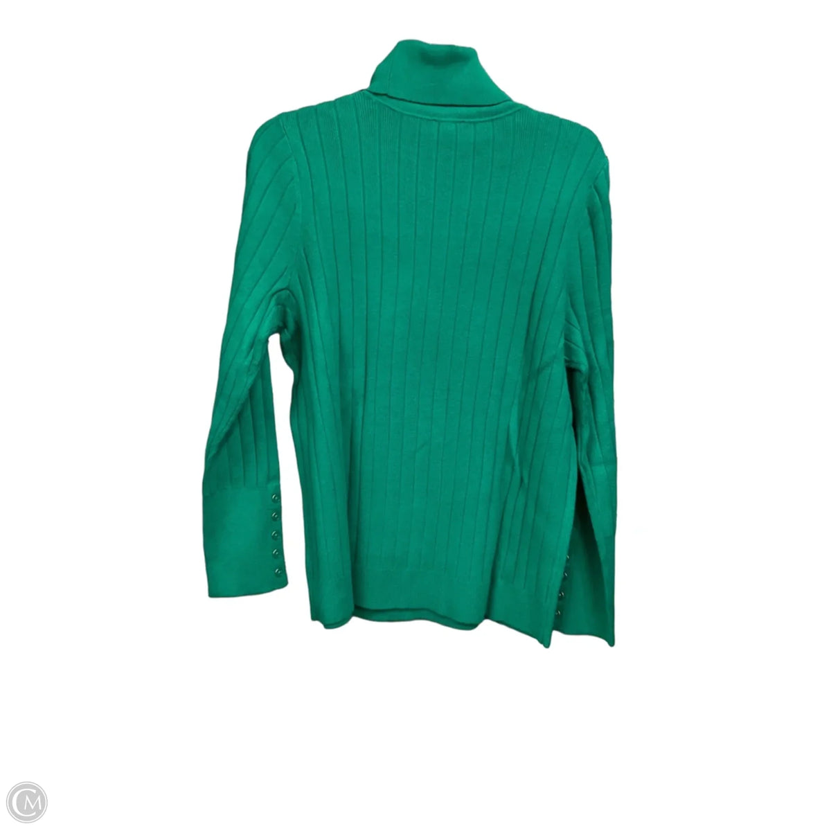 Sweater By Talbots In Green, Size: 1x