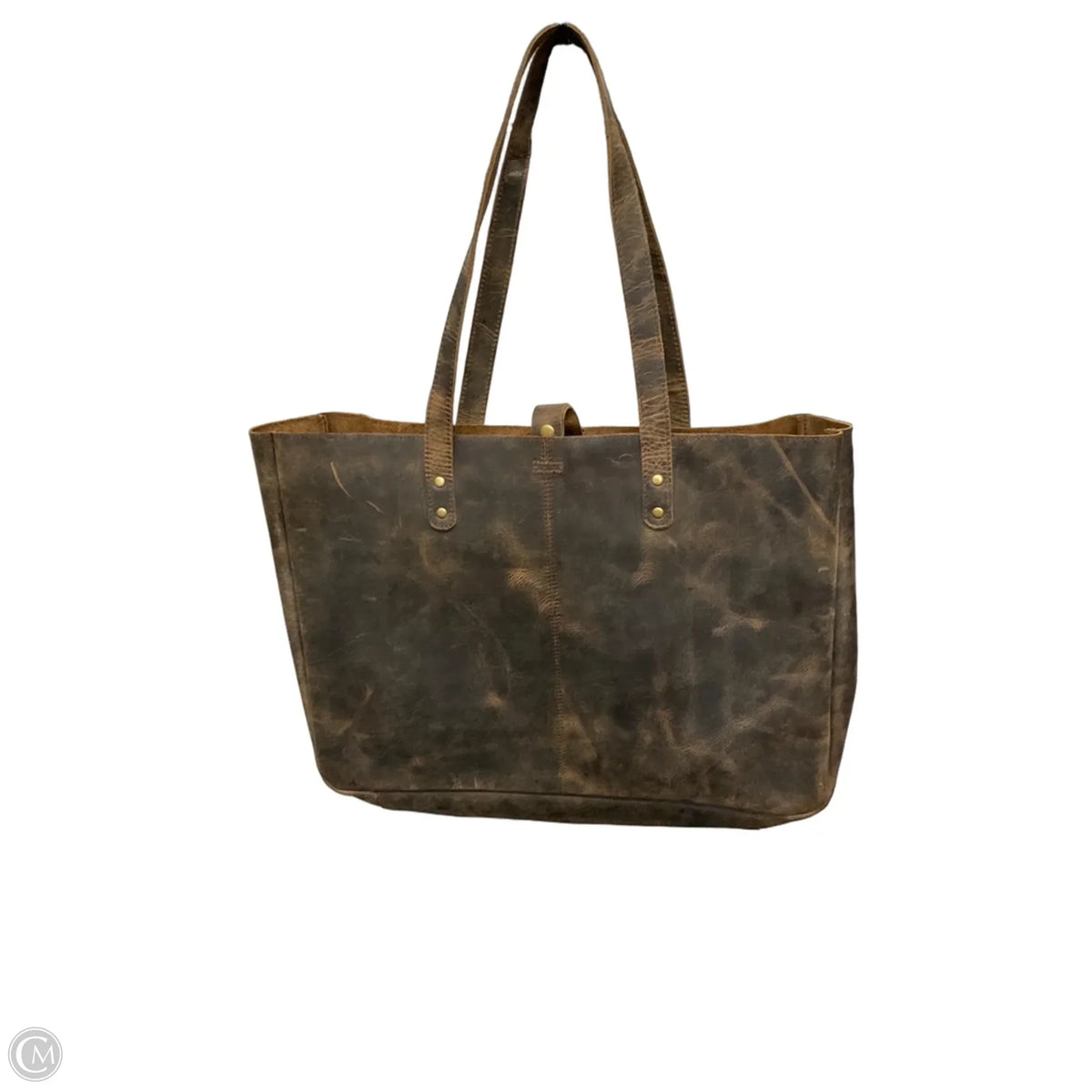 Tote Leather By Cme, Size: Large