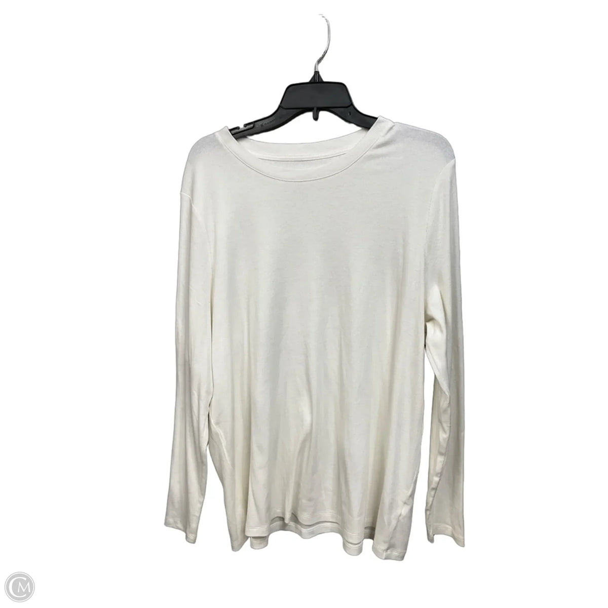 Top Long Sleeve Basic By Maurices In White, Size: 2x