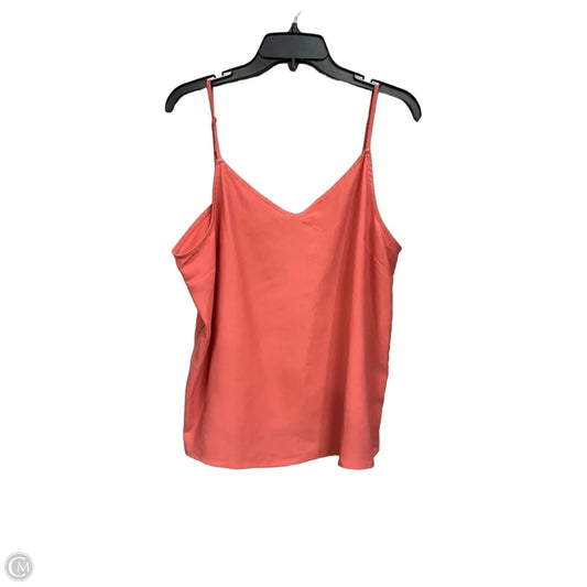 Top Cami By Halogen In Coral, Size: Xl